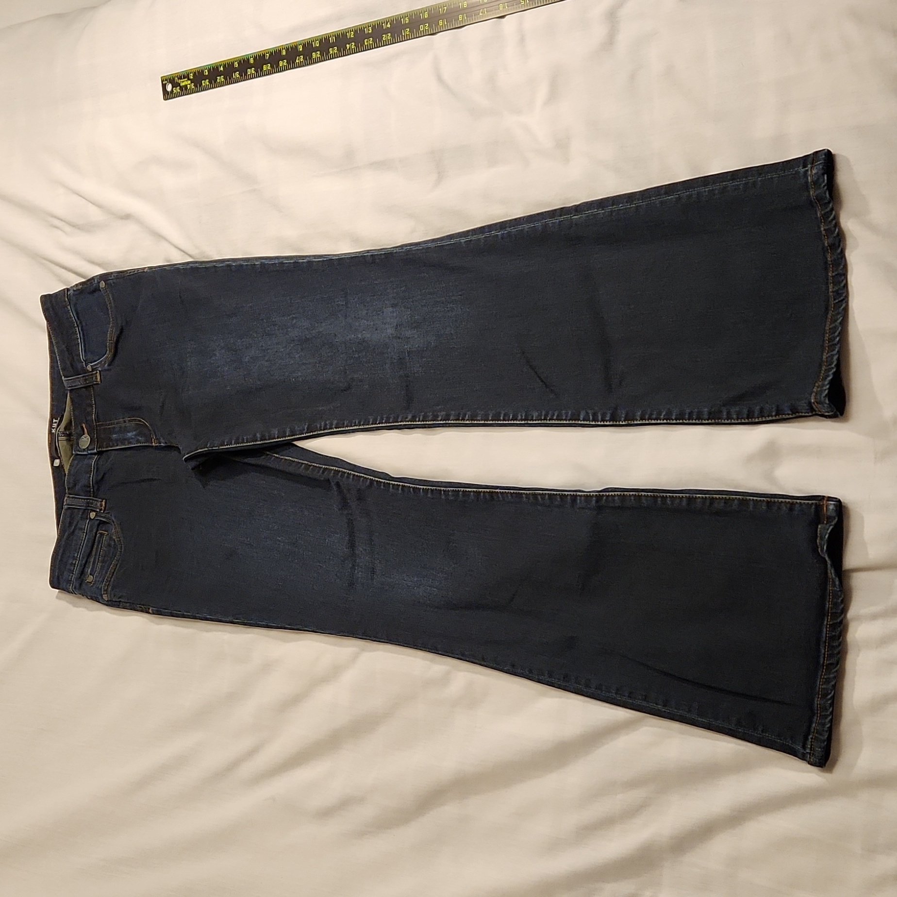 Kut From The Kloth Jeans Natalie High Rise Bootcut Women's Size 10 Blue Bb445